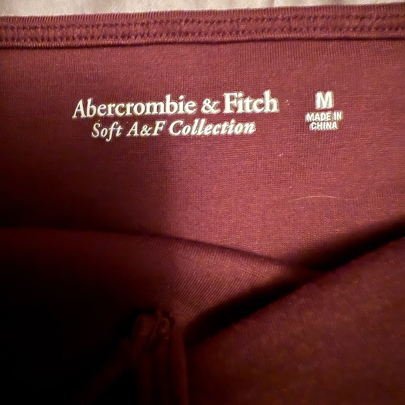 Abercrombie & Fitch Ponte Sweetheart Bodysuit size M in brown - Picture 2 of 4